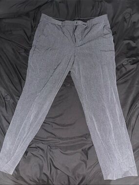 Express Men's Gray Dress Pants - Slim Tailored